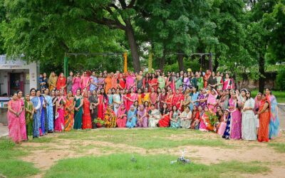 कुचामन सिटी में “रंगीलो सावन” कार्यक्रम की धूम:लहरिया में सजी महिलाओं ने झूलों, गीतों और नृत्य से रचाया उत्सव